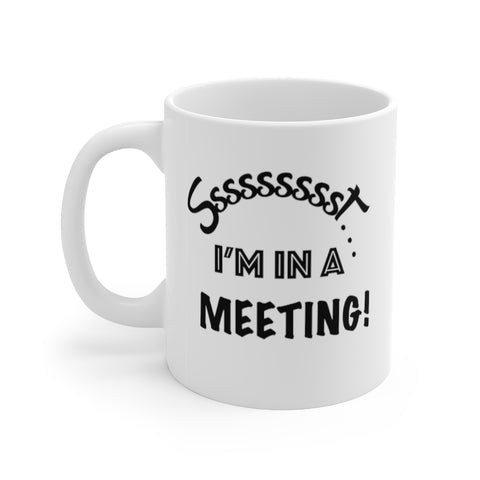 Image of ssst im in a meeting bril