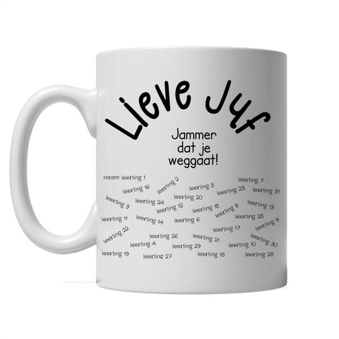 Image of Lieve juf jammer dat je weggaat