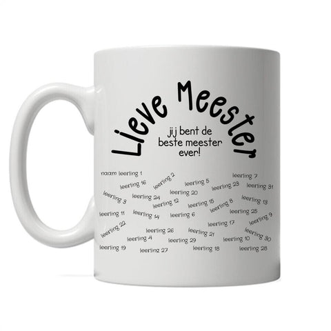 Image of Lieve meester jij bent de beste meester ever