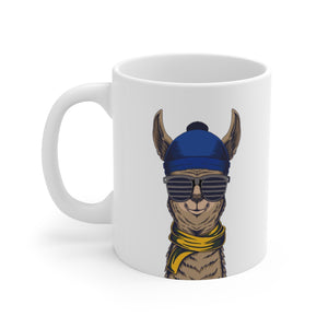 LAma PAPA Geel Blauw